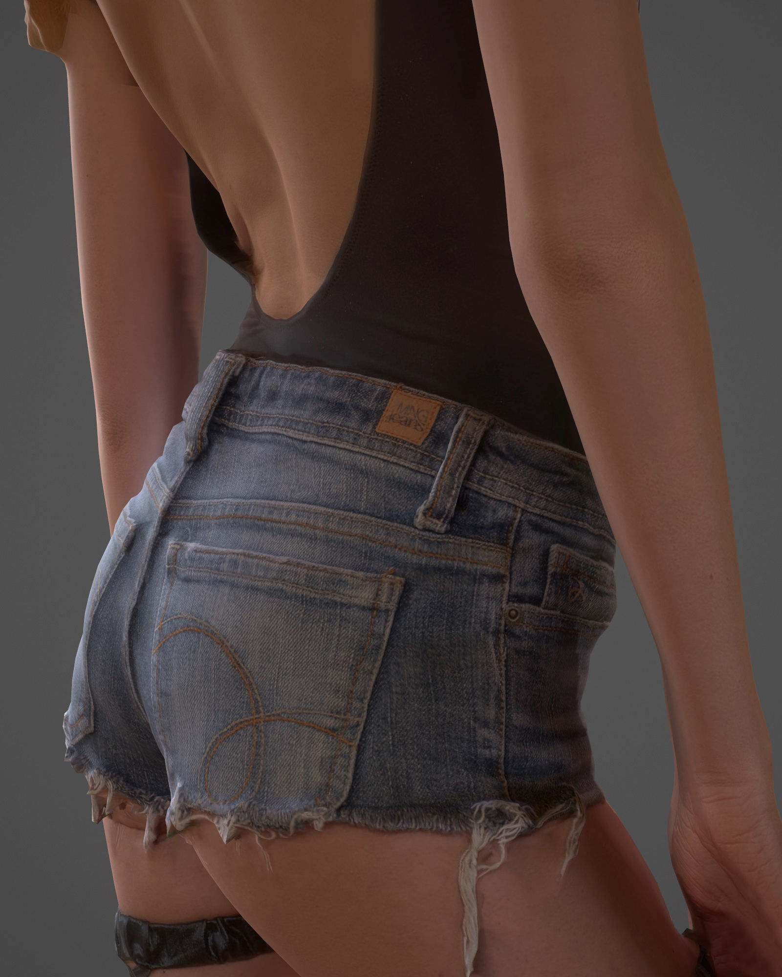 9 Fashion Girls Collection 2 Low-poly 3D model_28