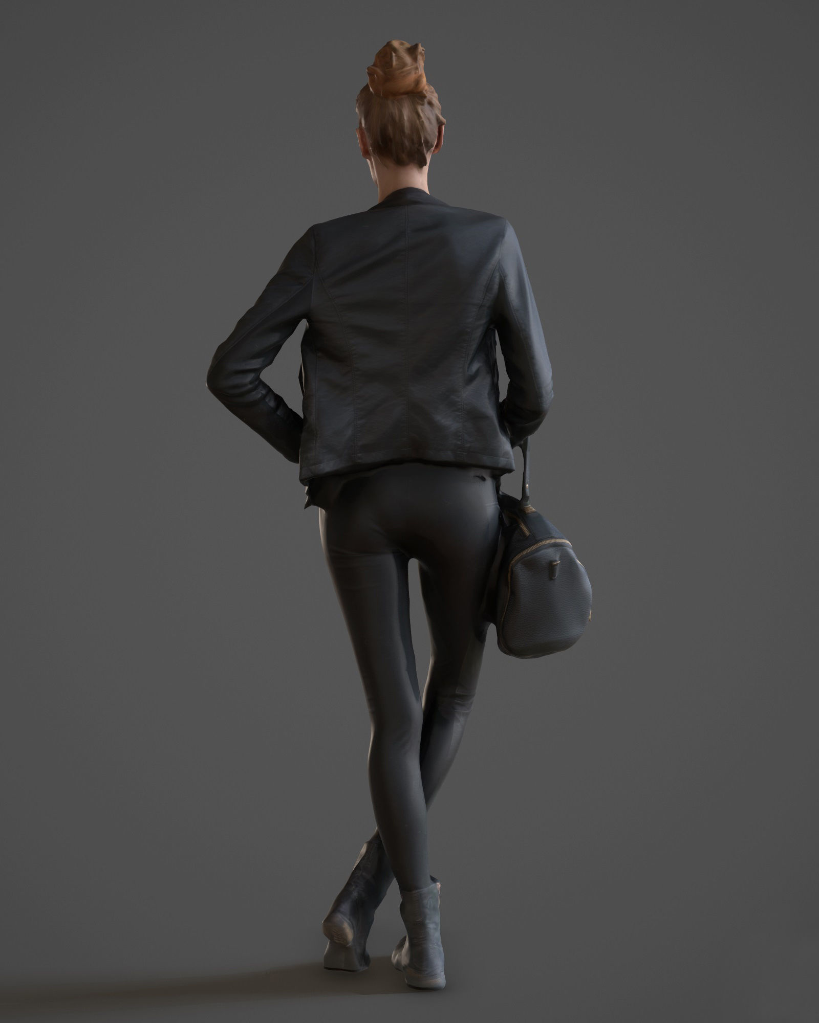 9 Fashion Girls Collection 2 Low-poly 3D model_16