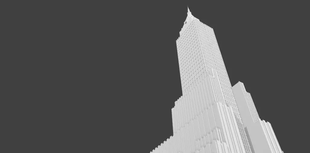 40wall ST New York 3D print model