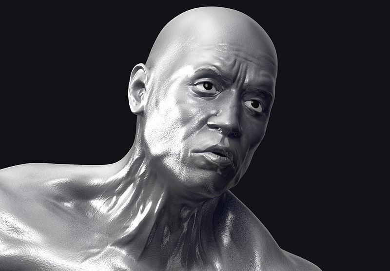 Sculpture Runner 3D print model 3D print model_1