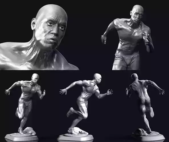 Sculpture Runner 3D print model 3D print model