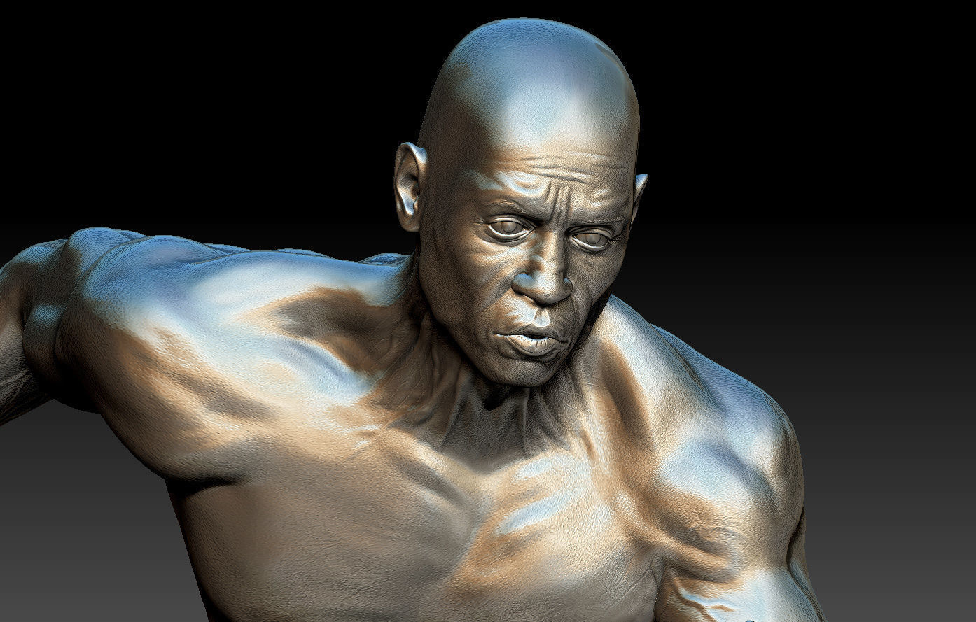 Sculpture Runner 3D print model 3D print model_7