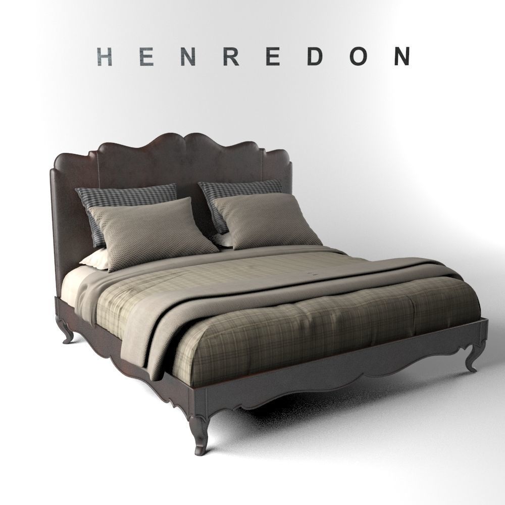 bed bedroom  3D print model_1