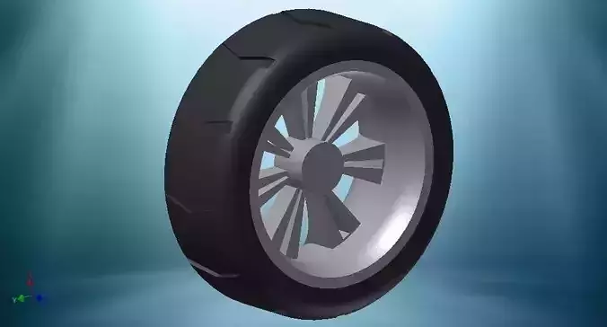 Car Wheel 3D print model