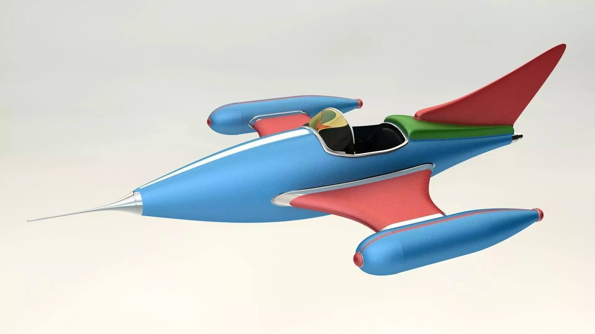 Space Ship Free 3D model