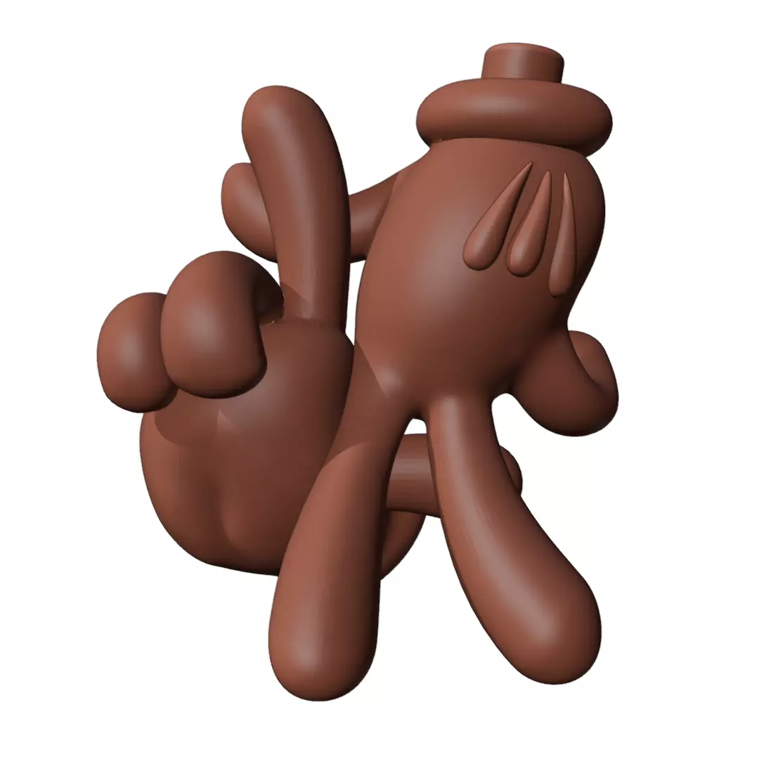 OG Slick LA Hands 3D Printable Toy Model 3D model 3D printable