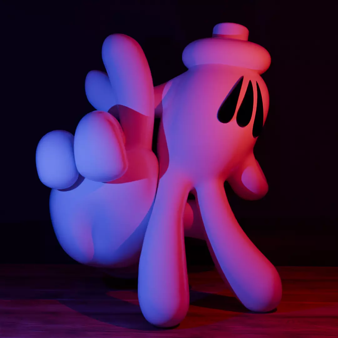 OG Slick LA Hands 3D Printable Toy Model 3D model 3D printable