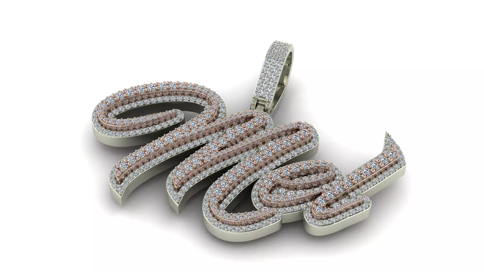 Mel name pendant 3D print model