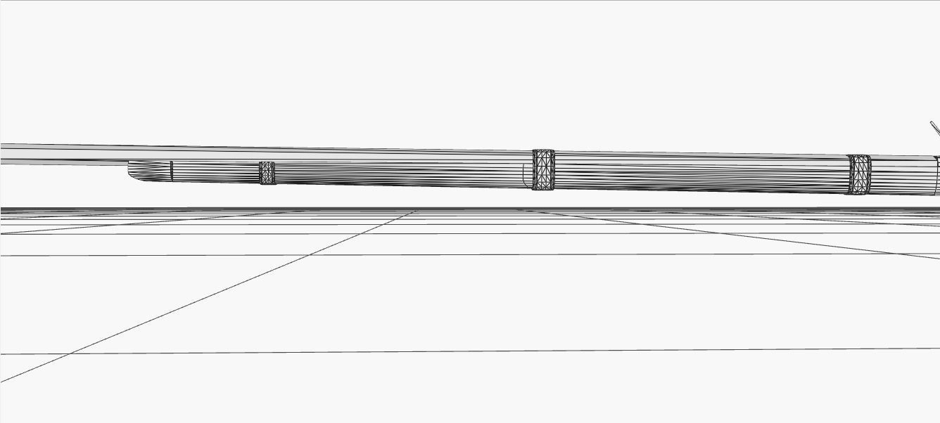 Springfield rifle 1842 Low-poly 3D model_14