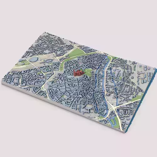 Chartres Cathedral France 3D model