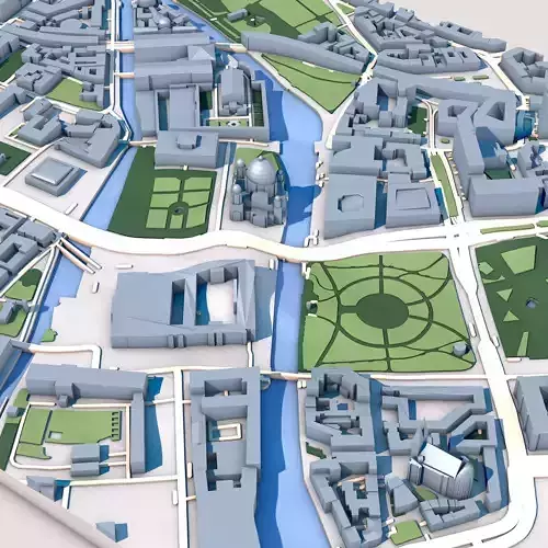 Berlin Cathedral Germany 3D model 4