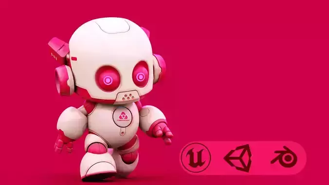 ROBO G-6  Rigged for Unreal Engine - Unity - MIXAMO