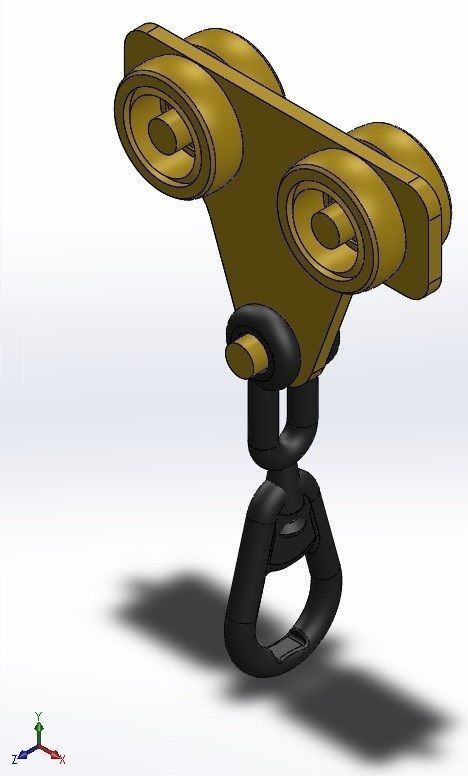 Light Crane 3D model_3