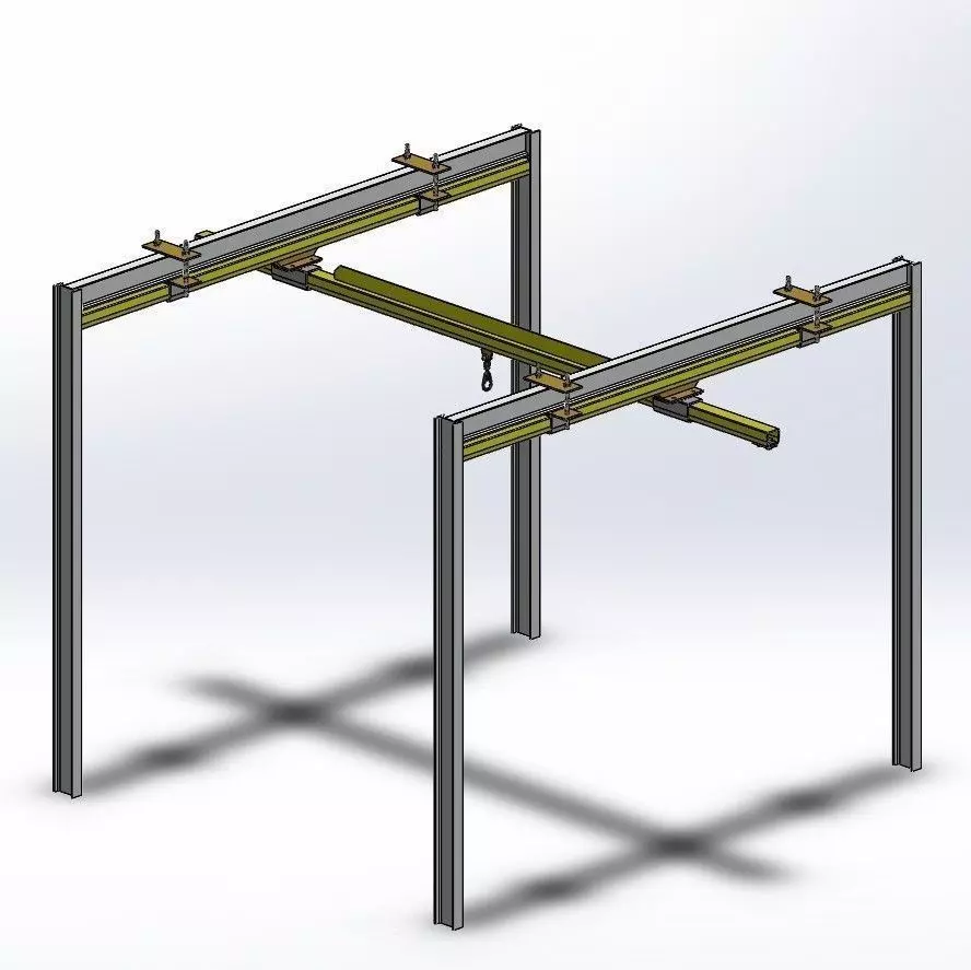 Light Crane 3D model_0