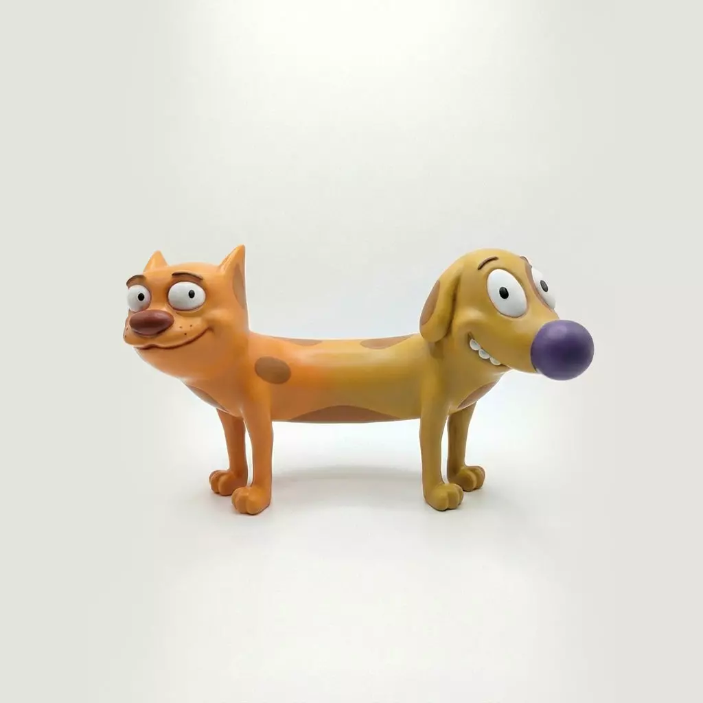 CatDog on Base 3D print model