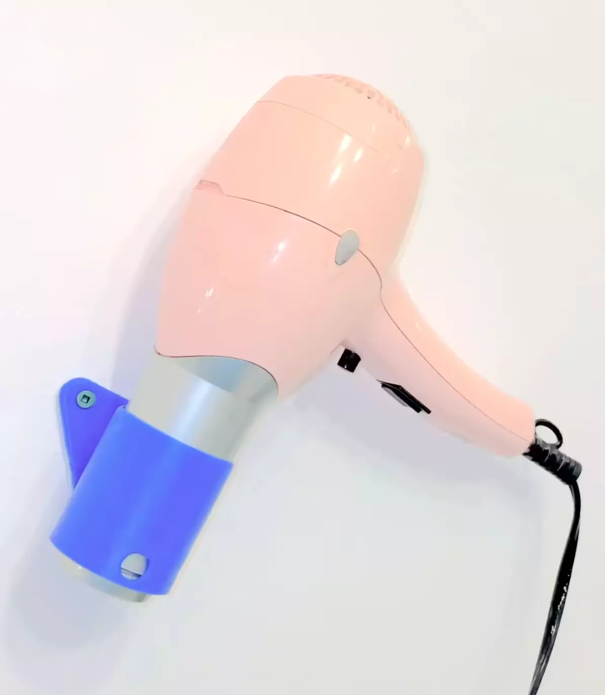 Hair Dryer Wall Mount Free 3D print model