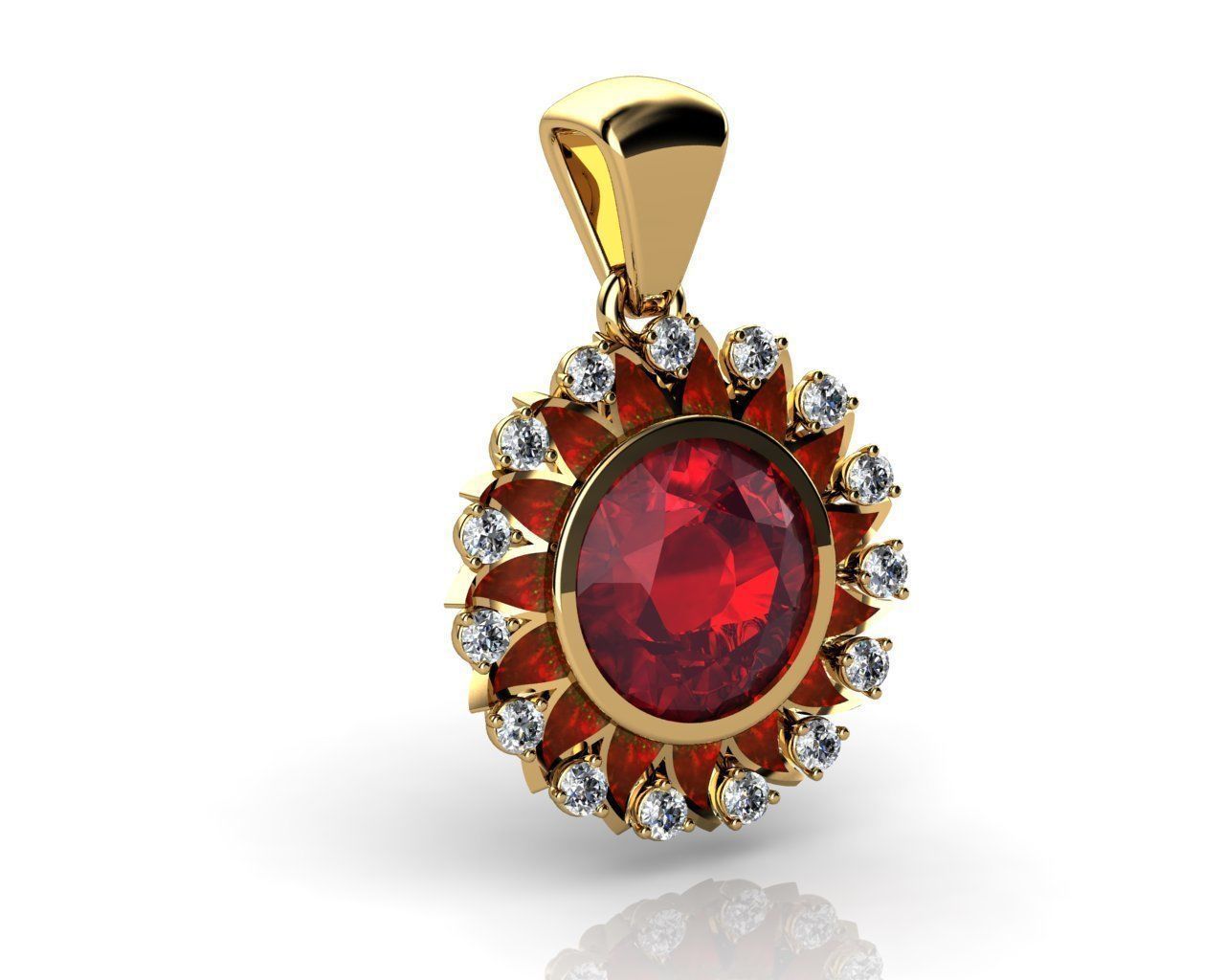 Sun Pendants 3D print model_1