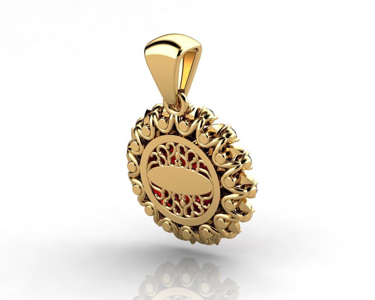 Sun Pendants 3D print model_3