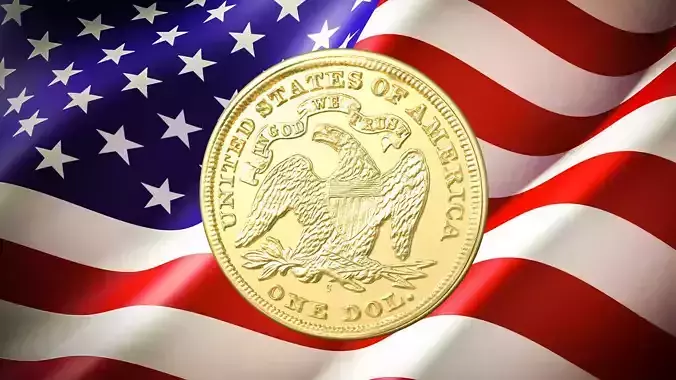 1870 S Seated Liberty Dollar US Coin 3D print model
