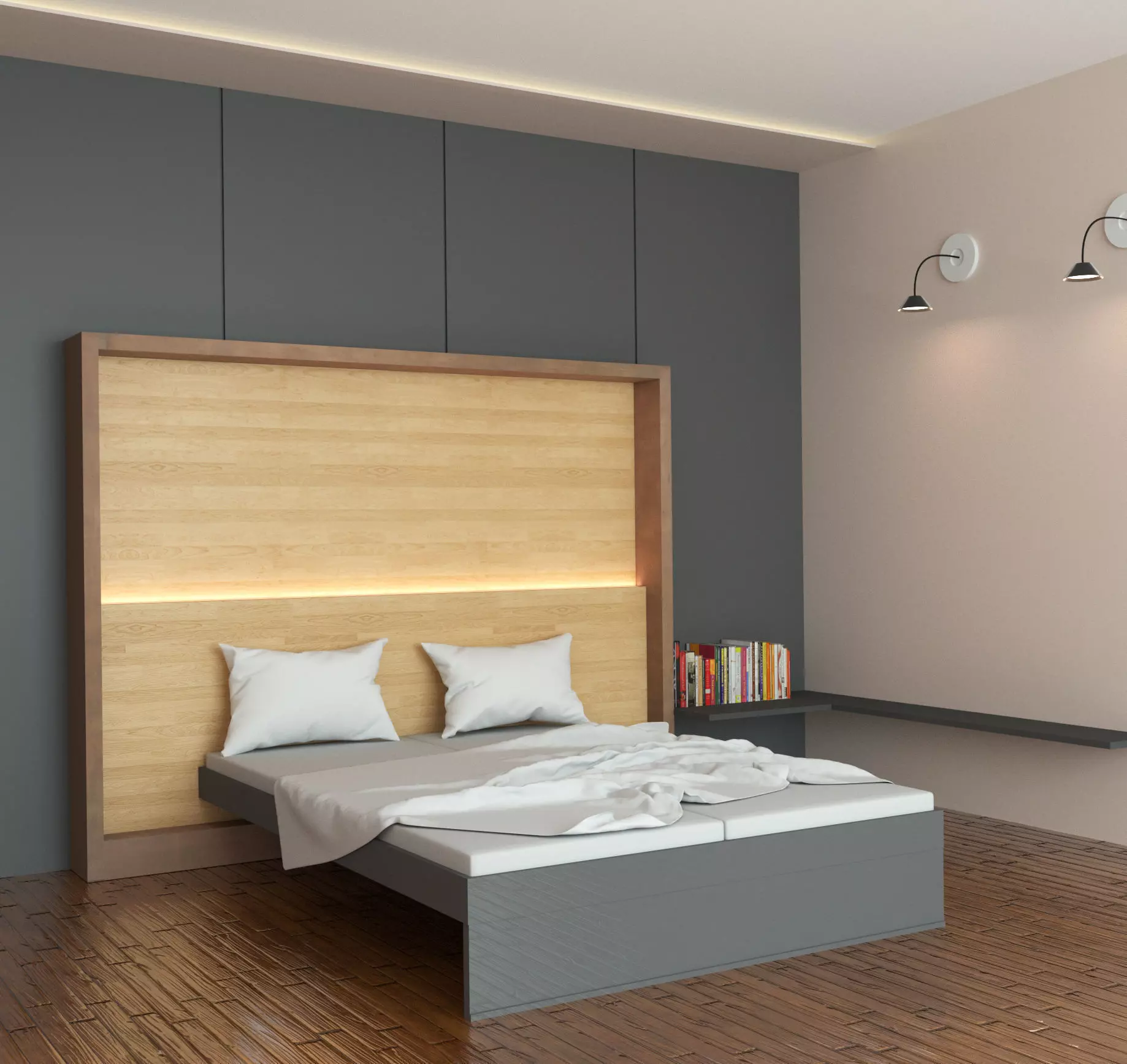 Bed Room 3D model_0