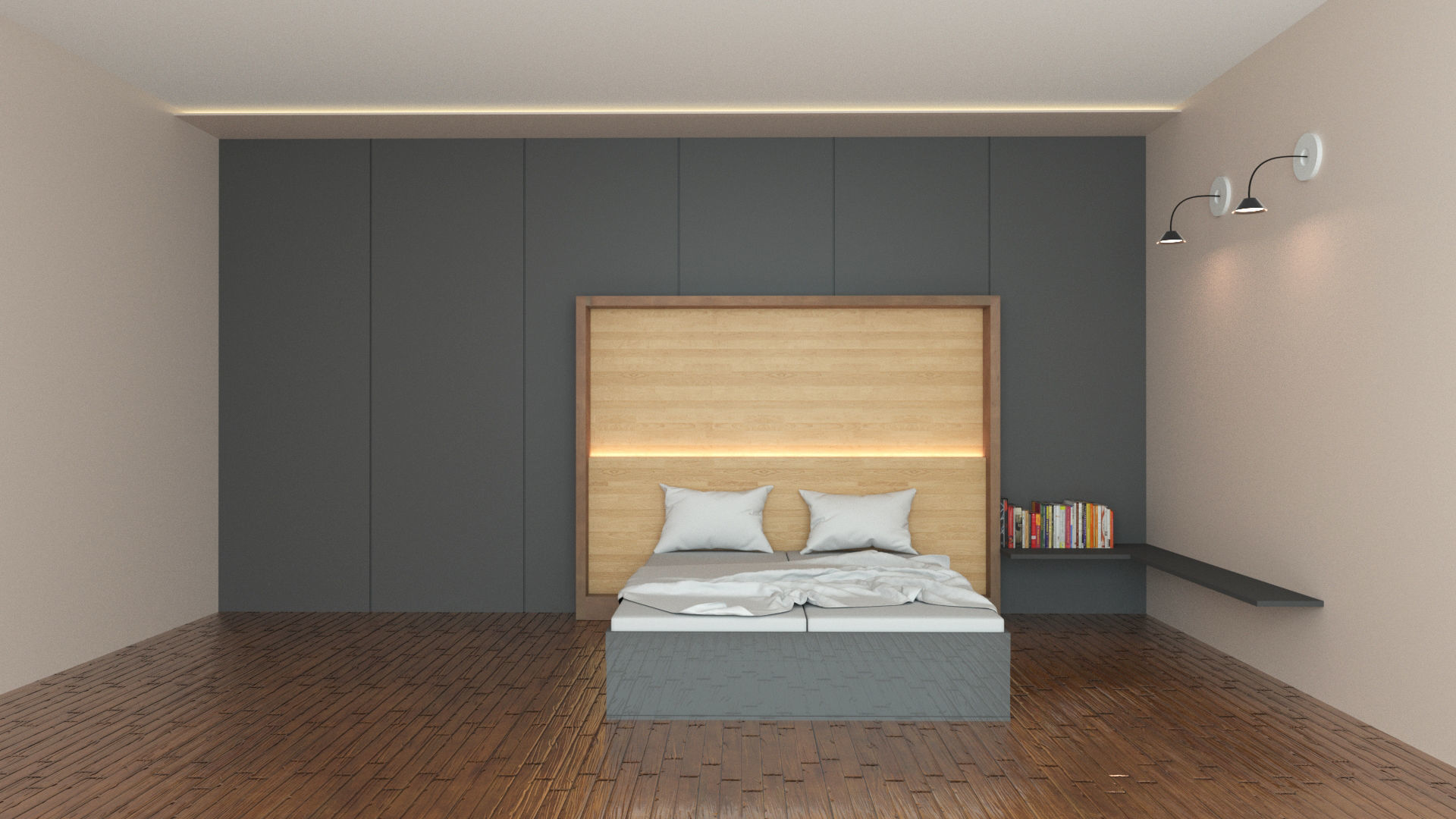 Bed Room 3D model_1