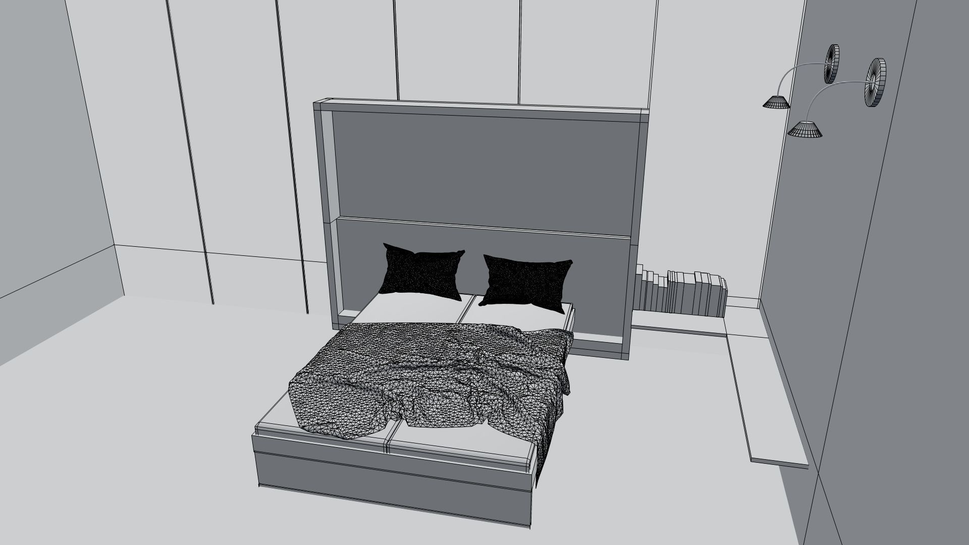 Bed Room 3D model_6