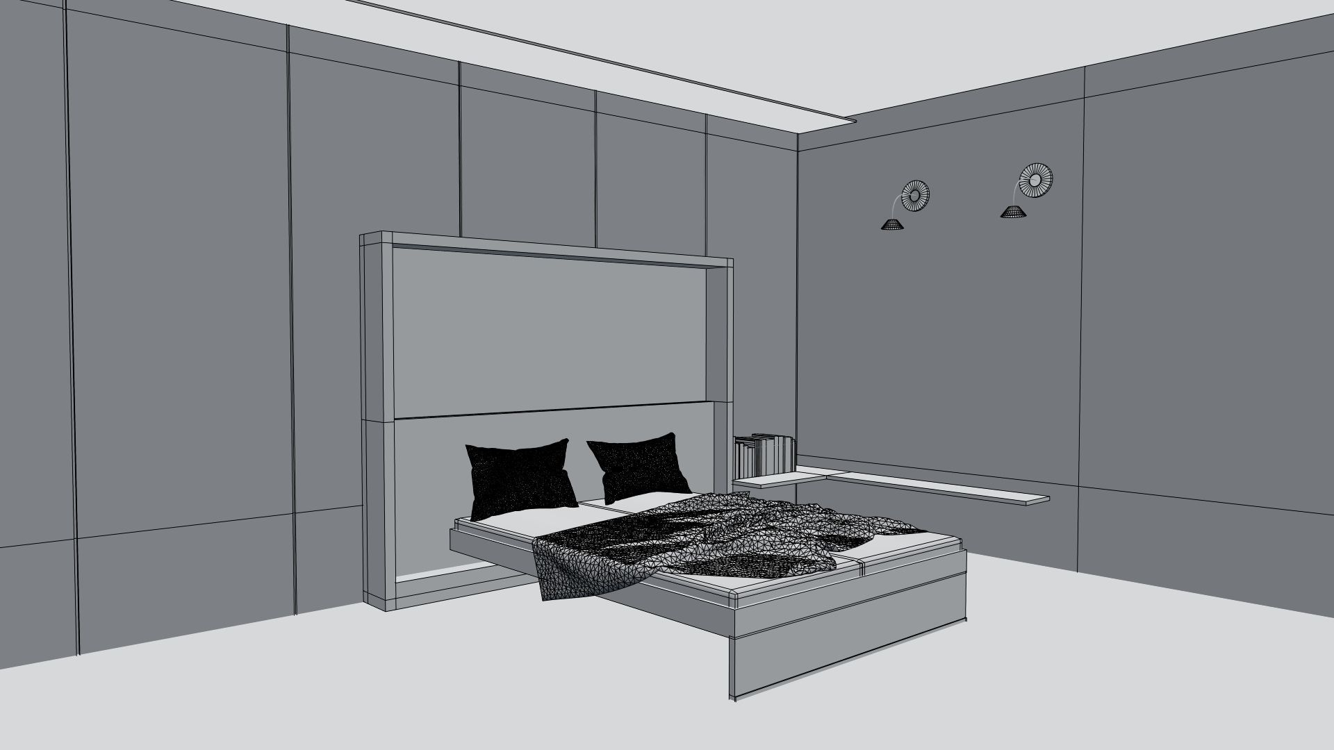 Bed Room 3D model_3