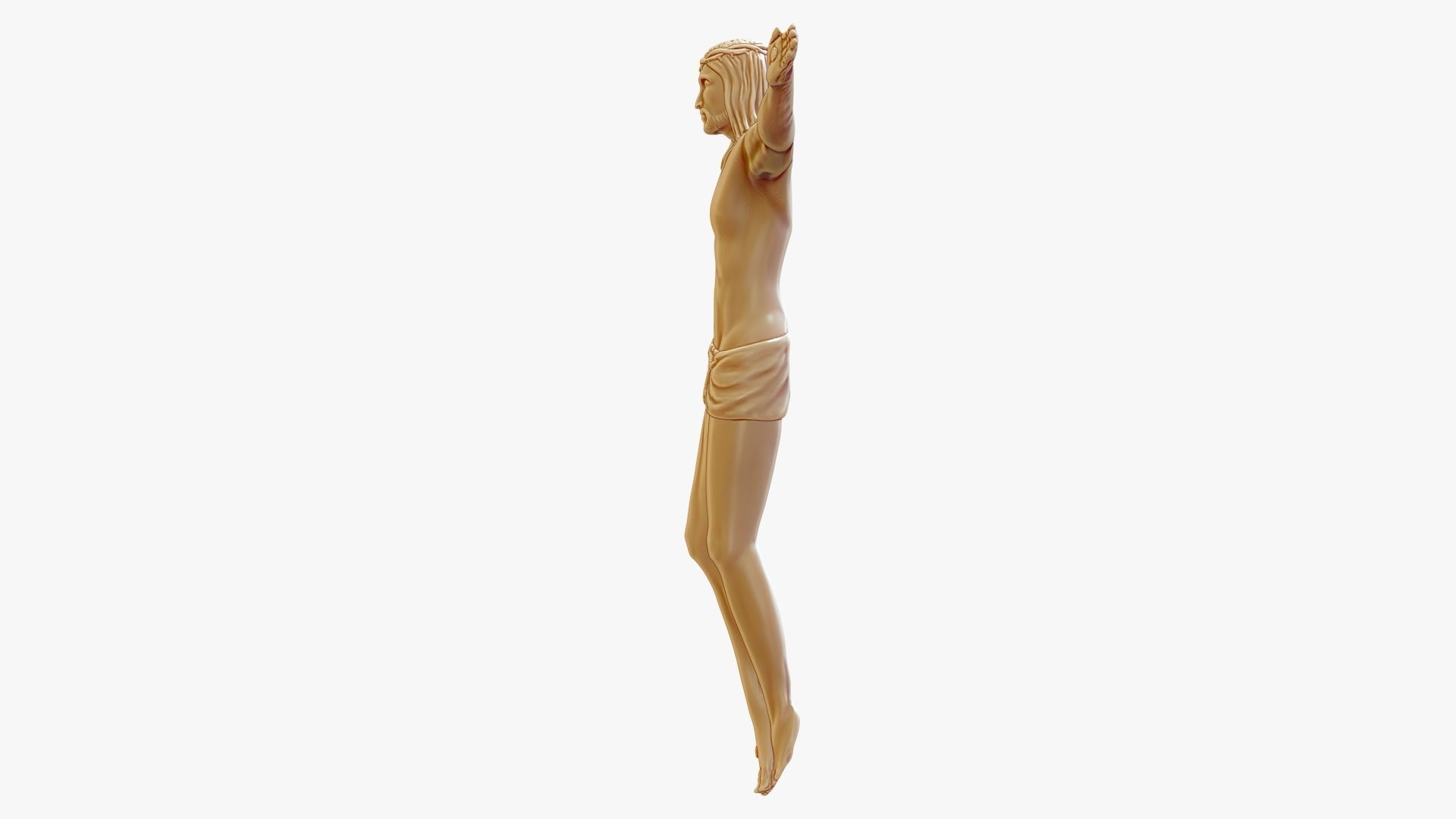Christ Figurine 3D print model_3