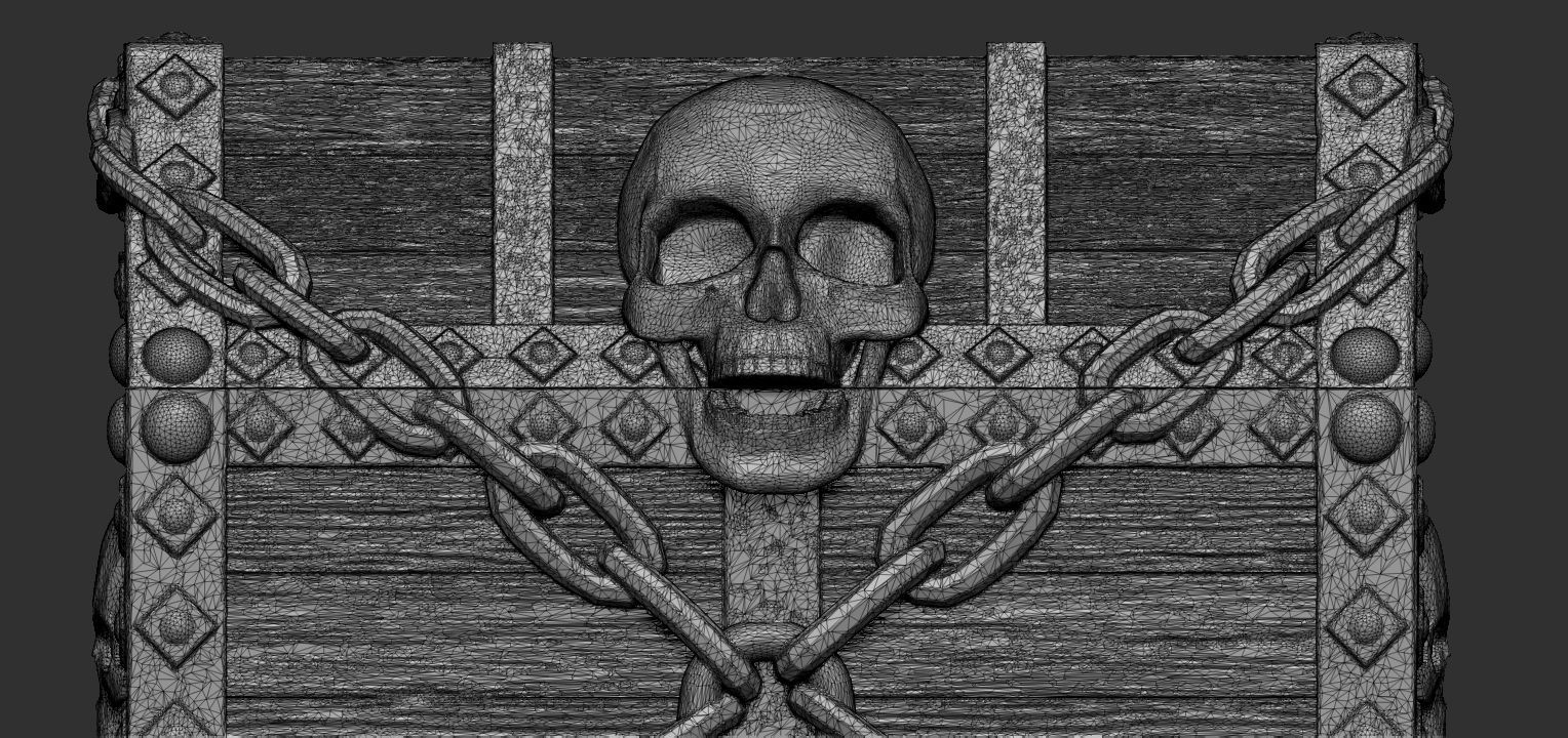 Treasure Chest 3D print model_6