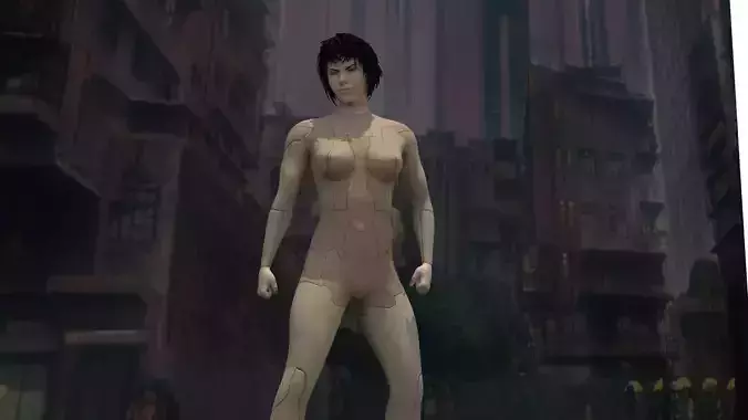 The Major - Ghost in the shell 3D model