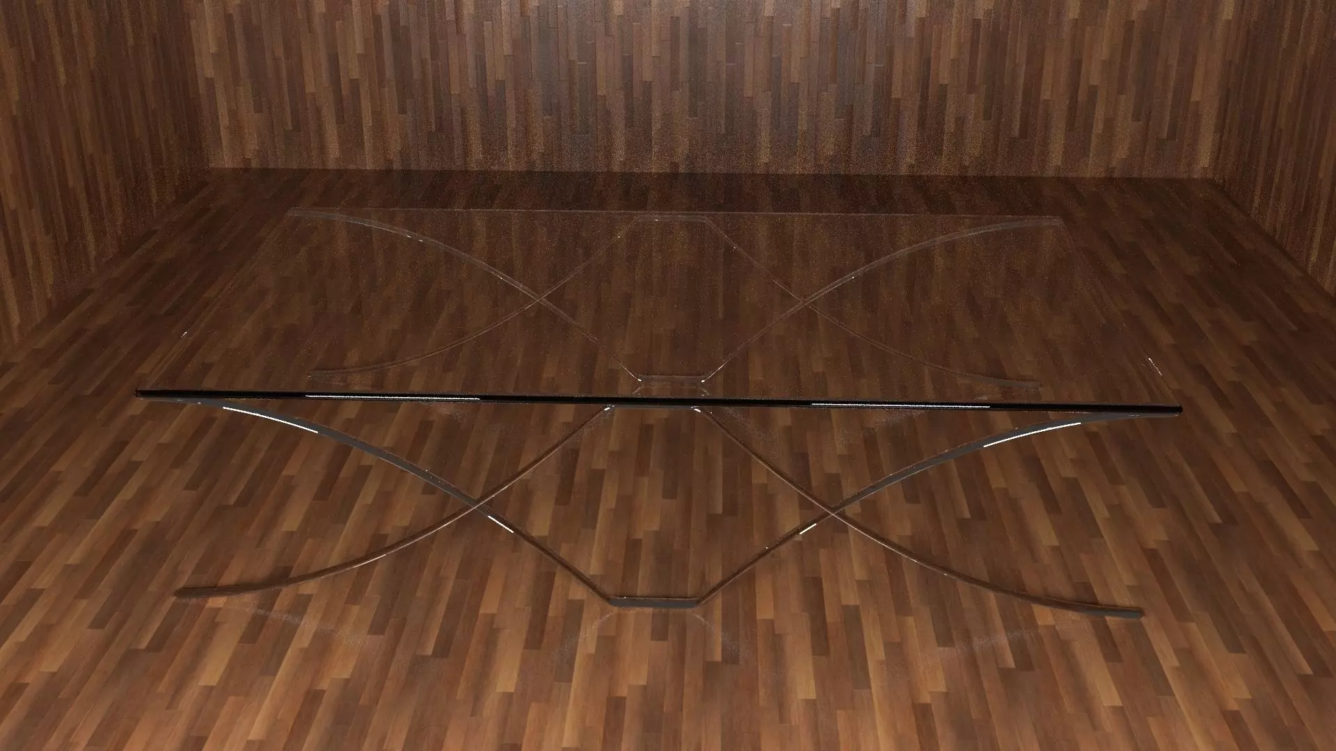Glass Table Free 3D model
