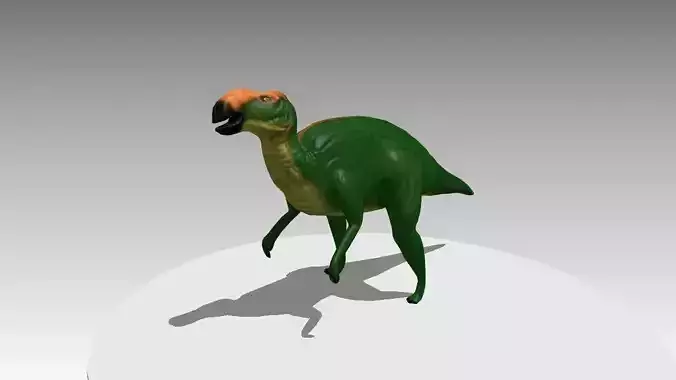 Hadrosaurus Lowpoly dinosaur