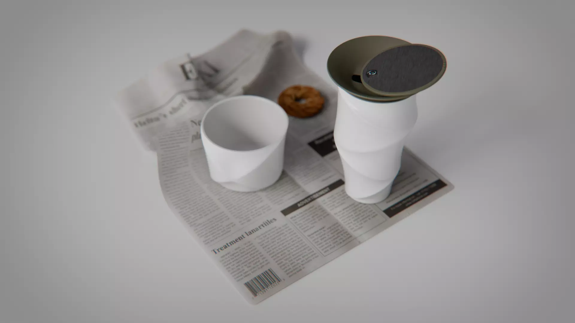 Wave Commuter Mug 3D model