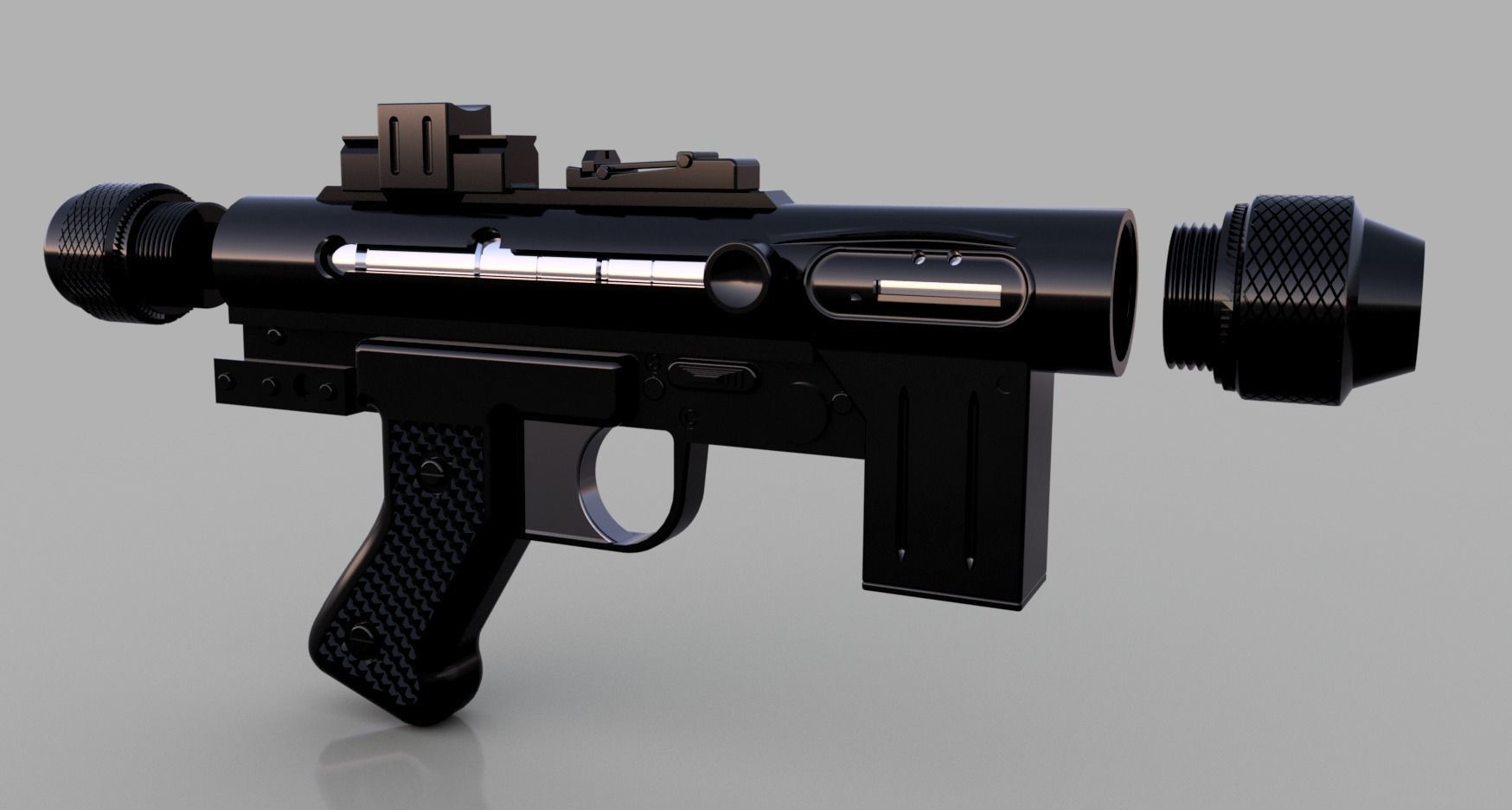 Star Wars SE-14R Blaster 3D print model_1