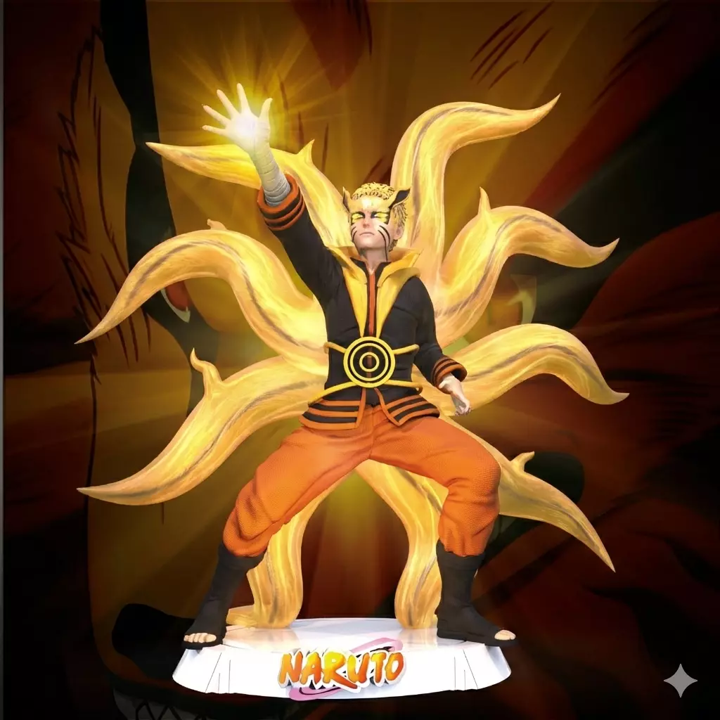 Naruto Barion Mode Sculpture 110 Scale STL 3D print model