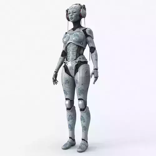 Futuristic Gheisa Body High Detail 3D model