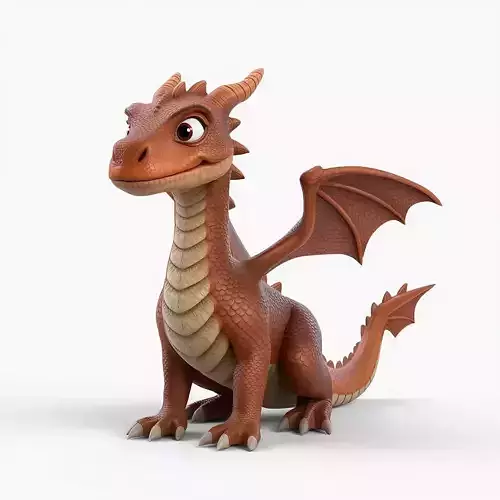 Friendly Fire Dragon 3D Model