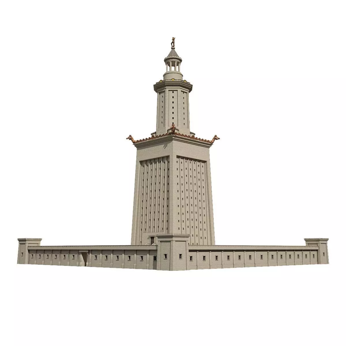 Lighthouse of Alexandria 3D model