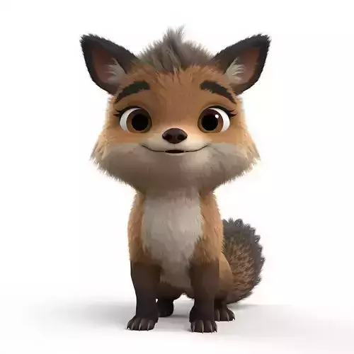 Friendly Fox Forest Guardian