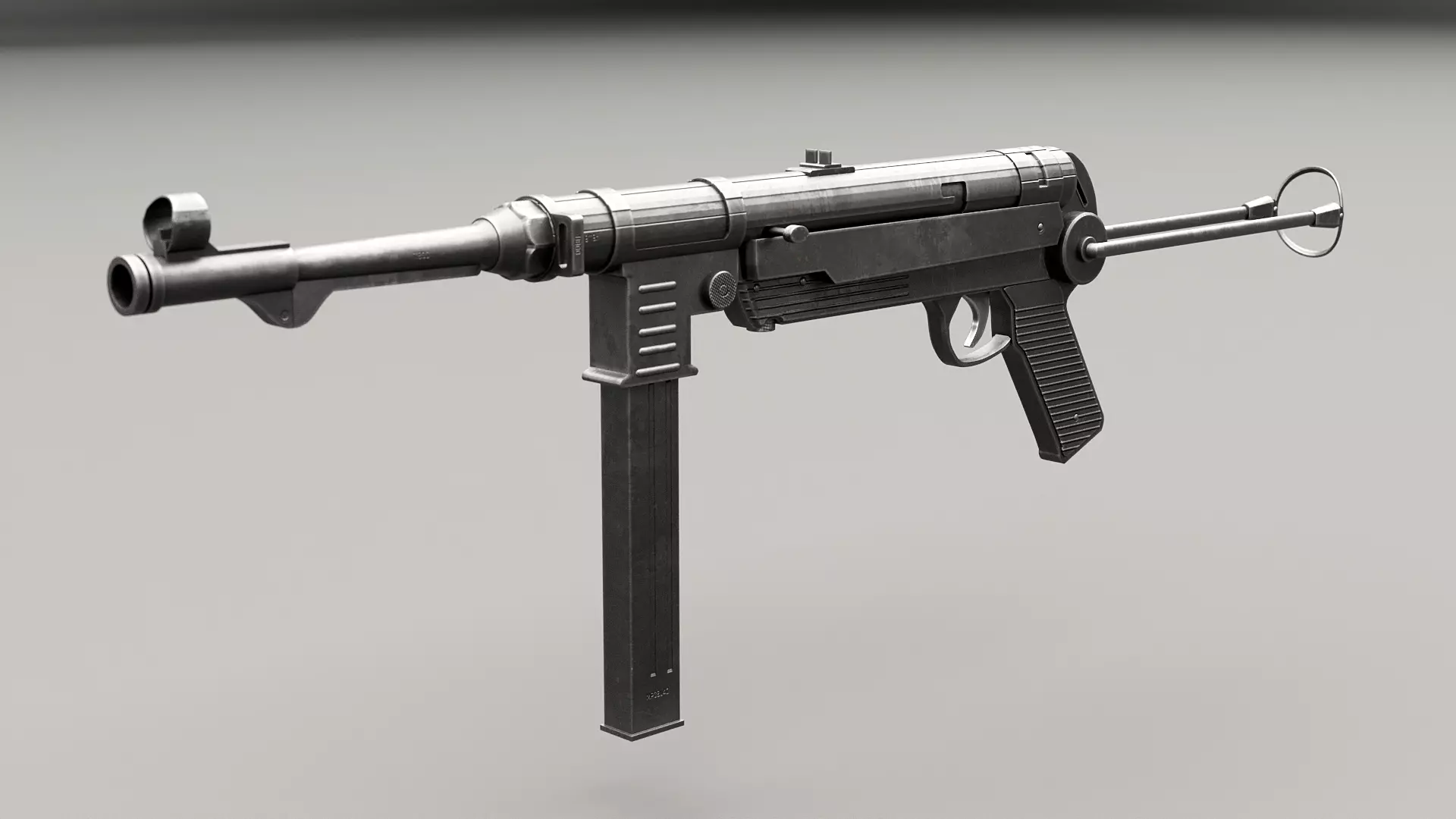 MP 40 Low-poly 3D model