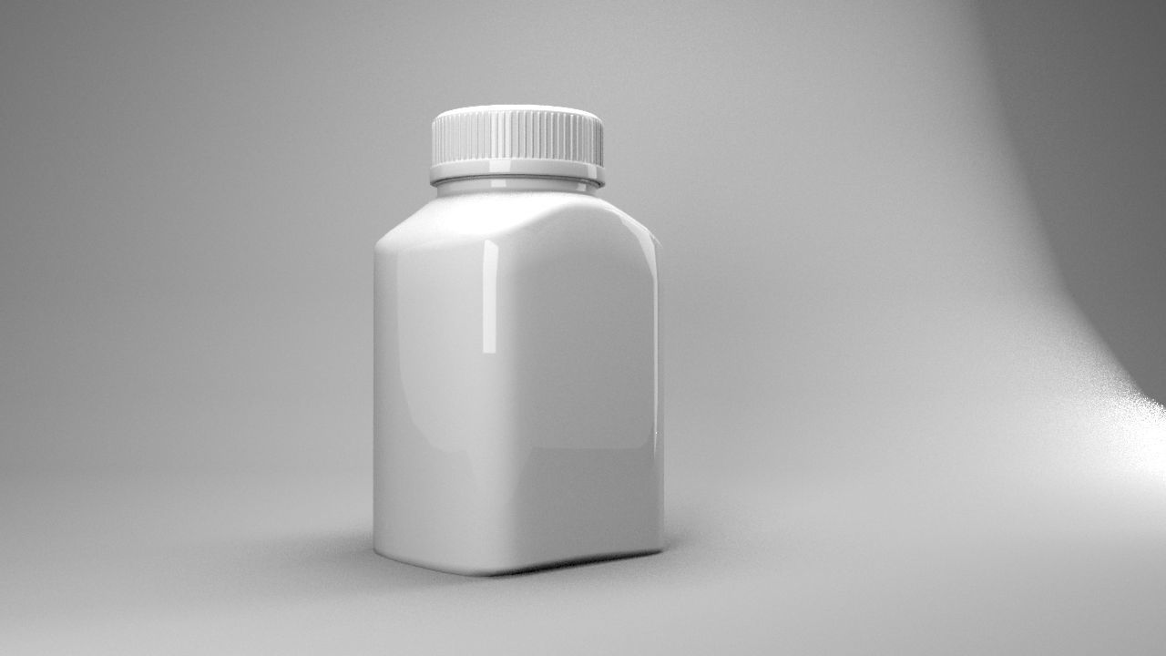 Medicine Bottle 3D model_4