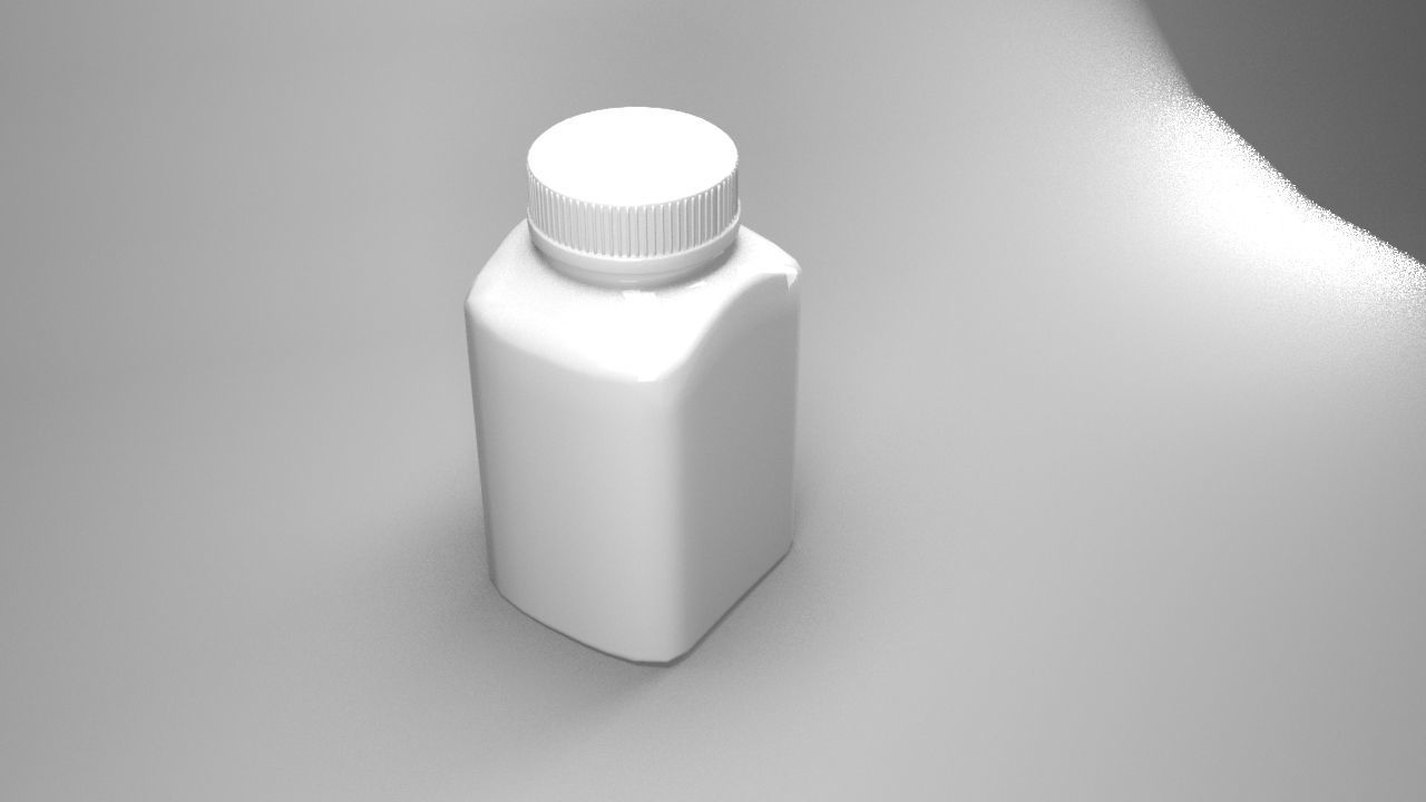 Medicine Bottle 3D model_3