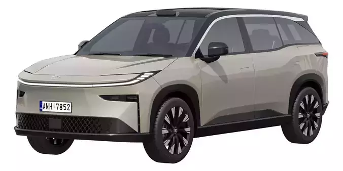 Toyota BZ3X 2026 3D model