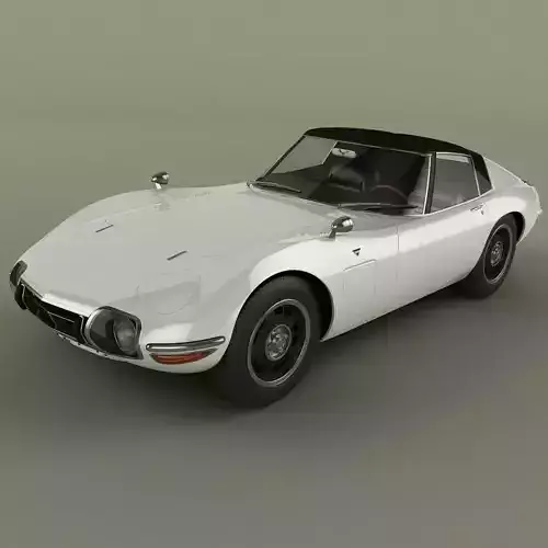 Toyota 2000GT Targa 3D model
