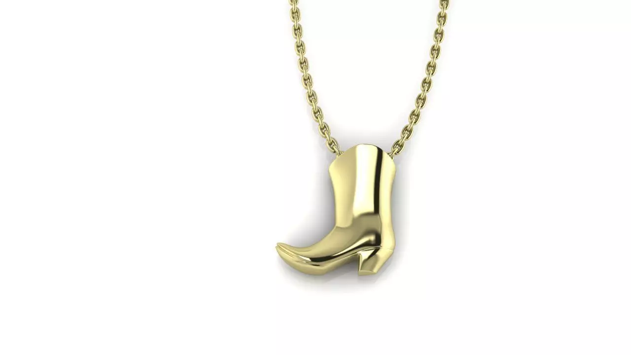 Italian Boots Pendant 3D print model