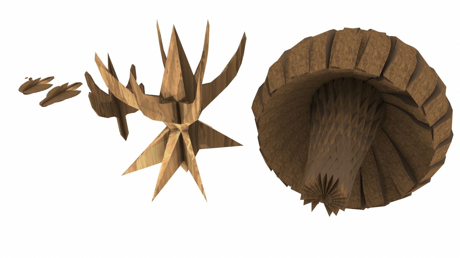 Heneturianer Pack 1 Low-poly 3D model_5