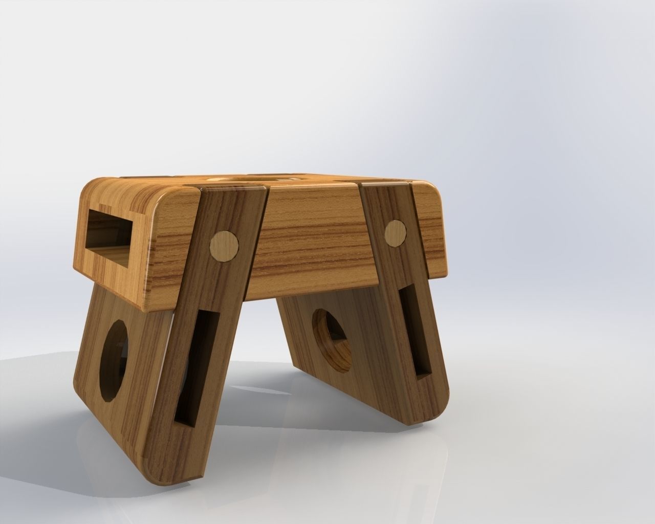 Low Stool LOWTIM 3D model_3