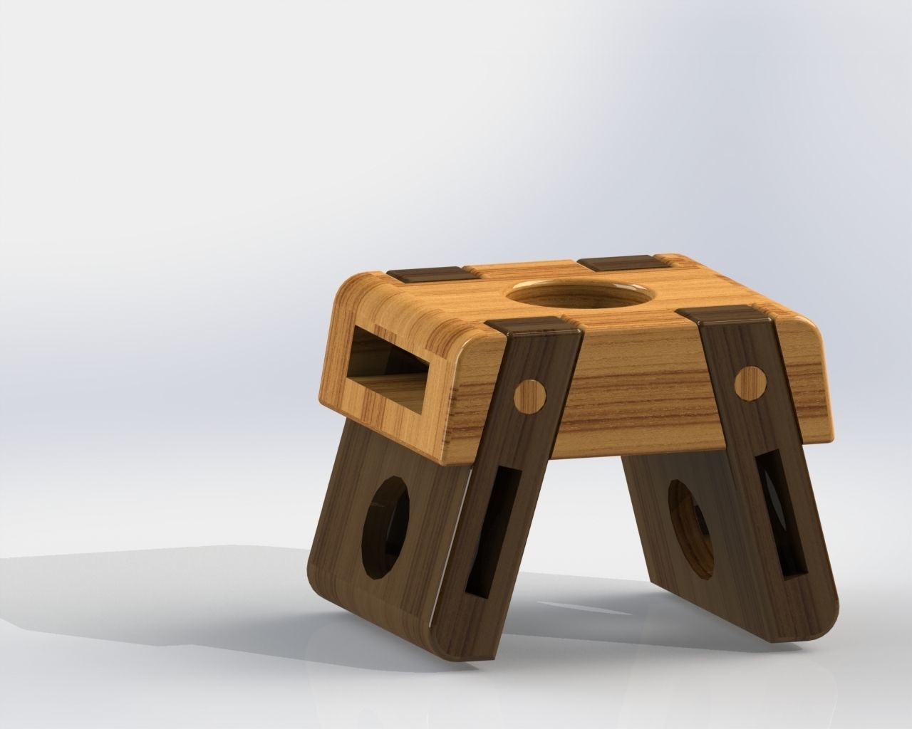 Low Stool LOWTIM 3D model_1