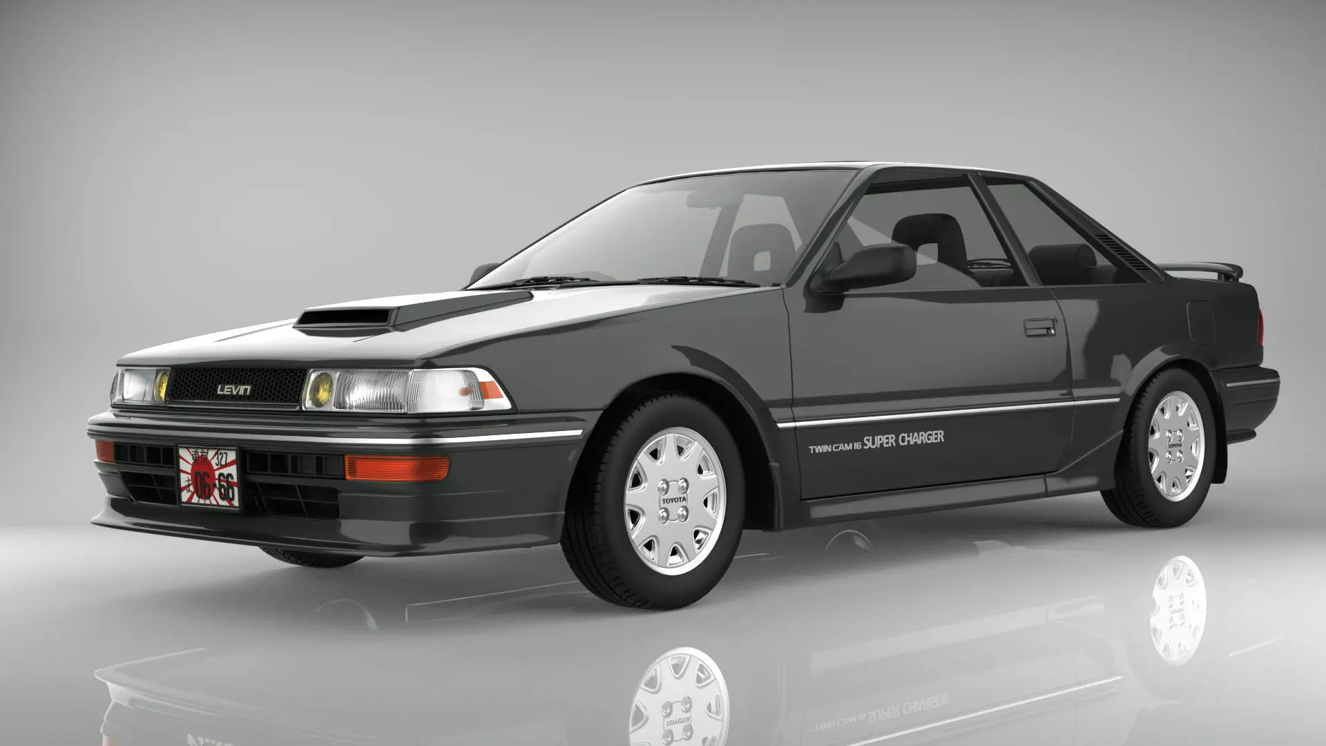 Toyota Corolla Levin 1989 3D model