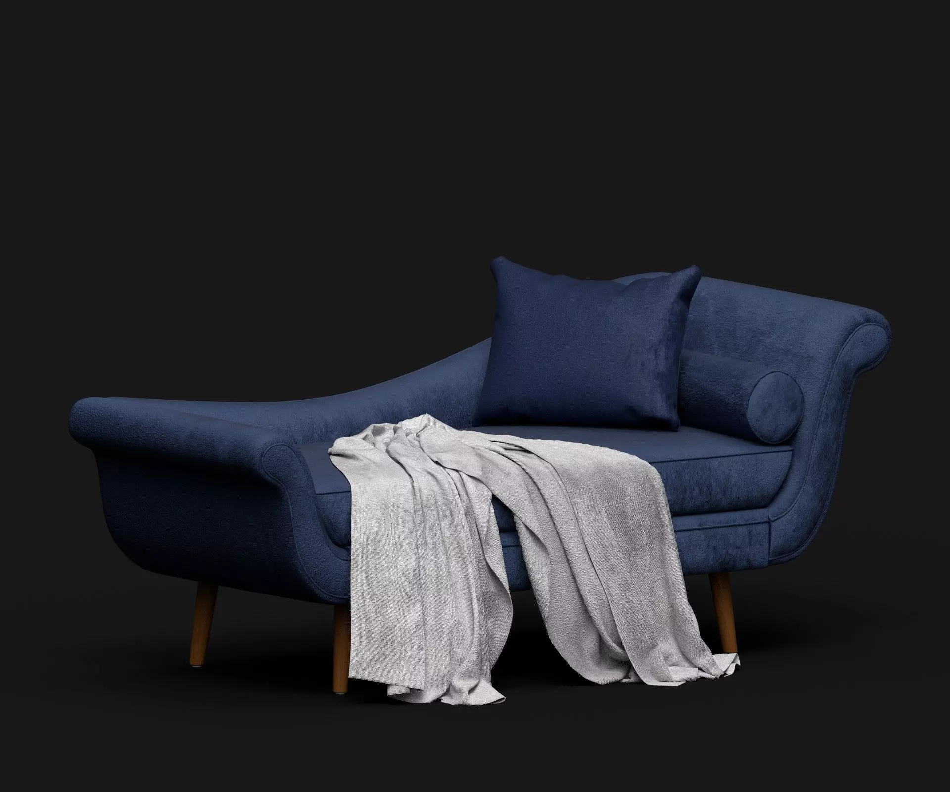 Chaise Lounge Low-poly 3D model